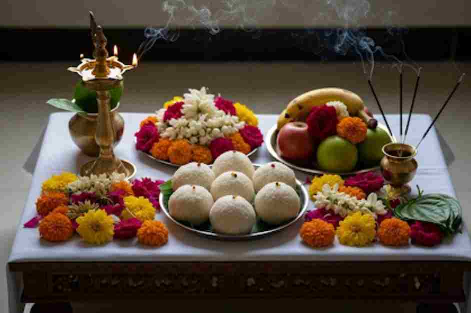 Rajesh Kumar Pandey North Indian Hindi pandit performing puja in Bangalore