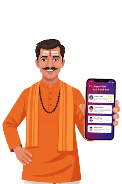 Rajesh Kumar Pandey North Indian Hindi pandit performing puja in Bangalore